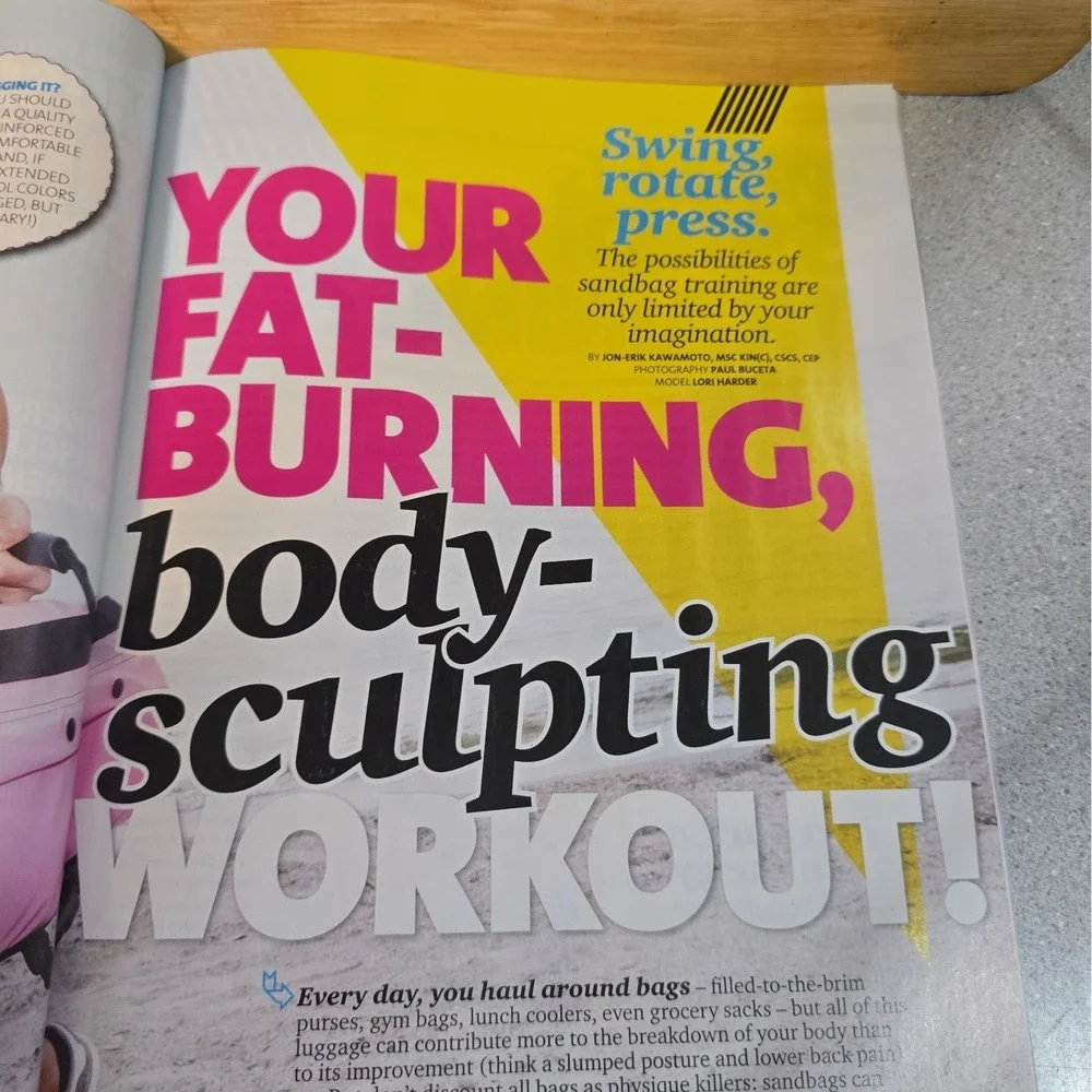 Oxygen Nov 2012 Magazine Veronique Morin Cover Womens 2012 Fitness Universe Week